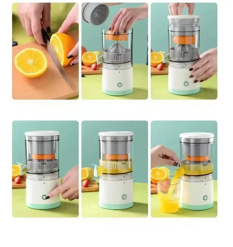 Wireless Juicer for Fresh Fruit Juice